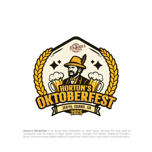 Major Horton's Oktoberfest Logo Dsign