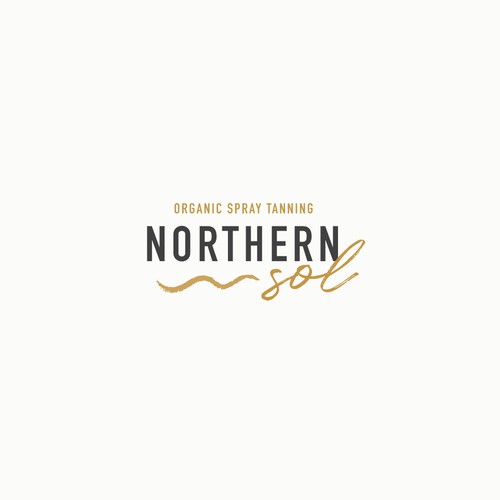 Modern Logo Concept for Organic Spray Tanning Salon