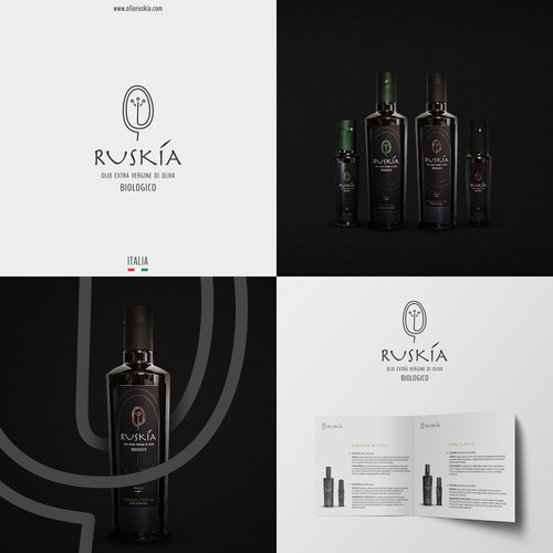 Brand identity for Olio Ruskia