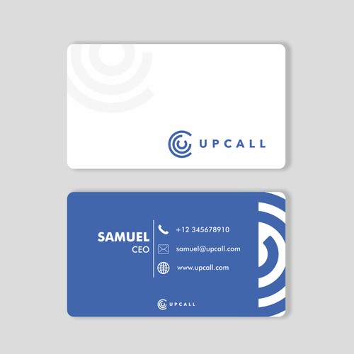 Upcall Business design card 2