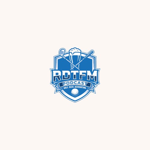 Logo For Podcast at The Intersection of Business, Golf & Beer