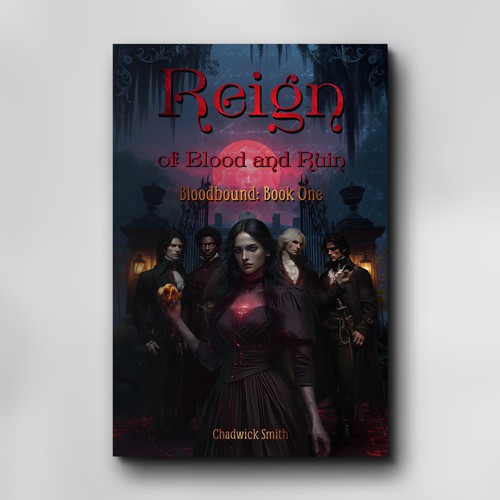 A Dark Romance Cover Drenched in Gothic Fantasy
