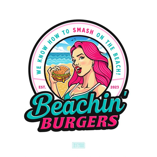 Beachin' Burgers Logo