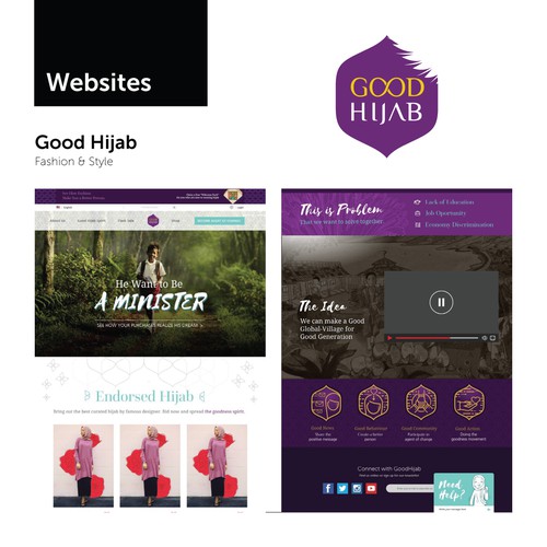 Good hijab Website Design