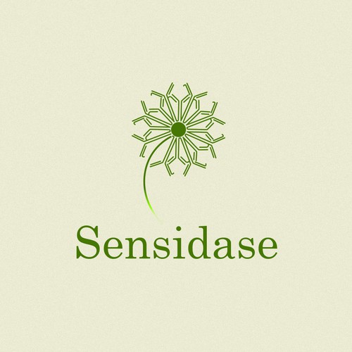 Logo for new brand "SENSIDASE" related to the topic analytics and diagnostics
