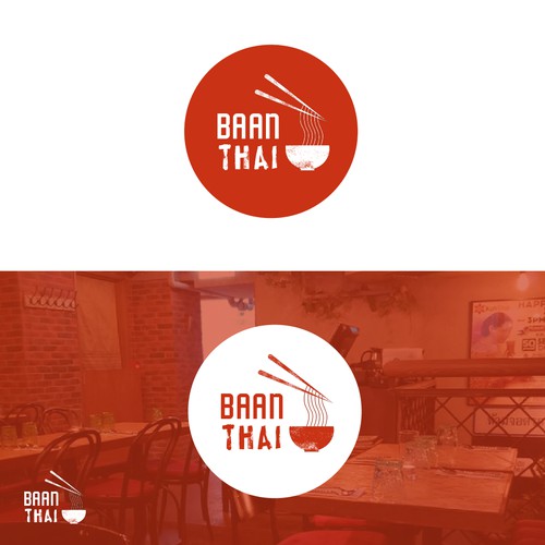 Modern logo for Thai Restaurant