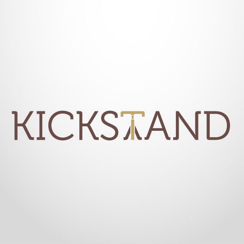 Get cranking and create a brand identity for a new cycling based company 'Kickstand'.