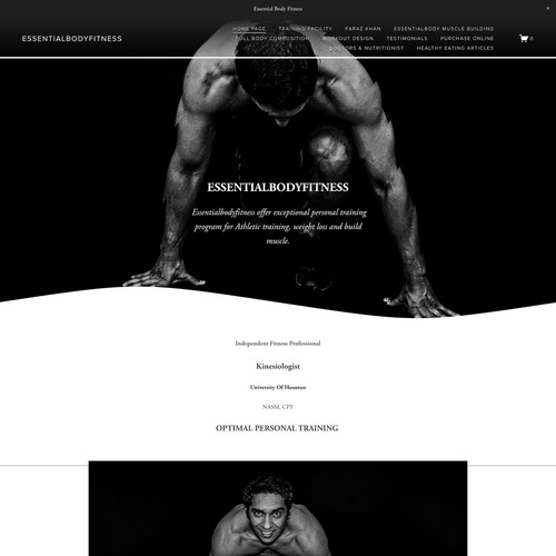 EssentialBodyFitness SEO Design