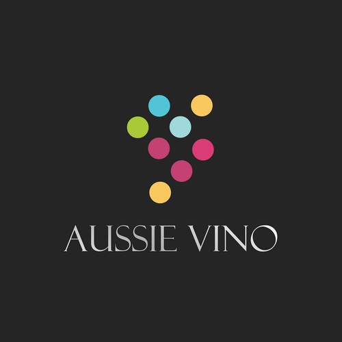 Create a logo for an online wine store capturing the Australian spirit.