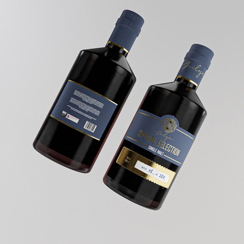 Whisky Label design