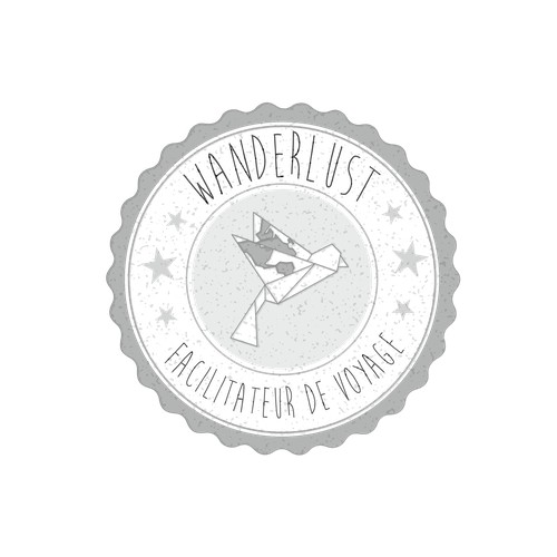 Wanderlust Stamp w/ Texture 