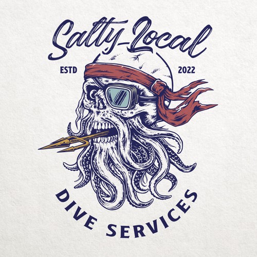Logo design for Dive Service "Salty Local"