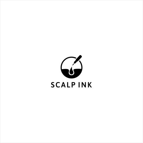 Unique Scalp Pigmentation logo design