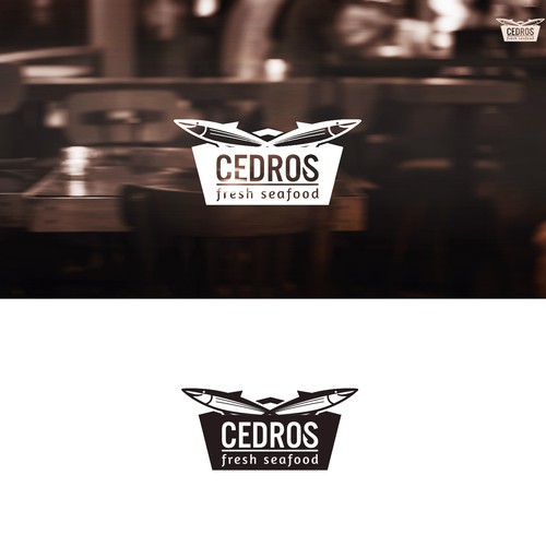Proposed logo design for a sea food restaurant