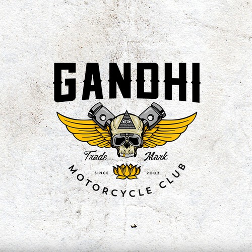 Logo Design Entry for Gandhi Motorcycle Club