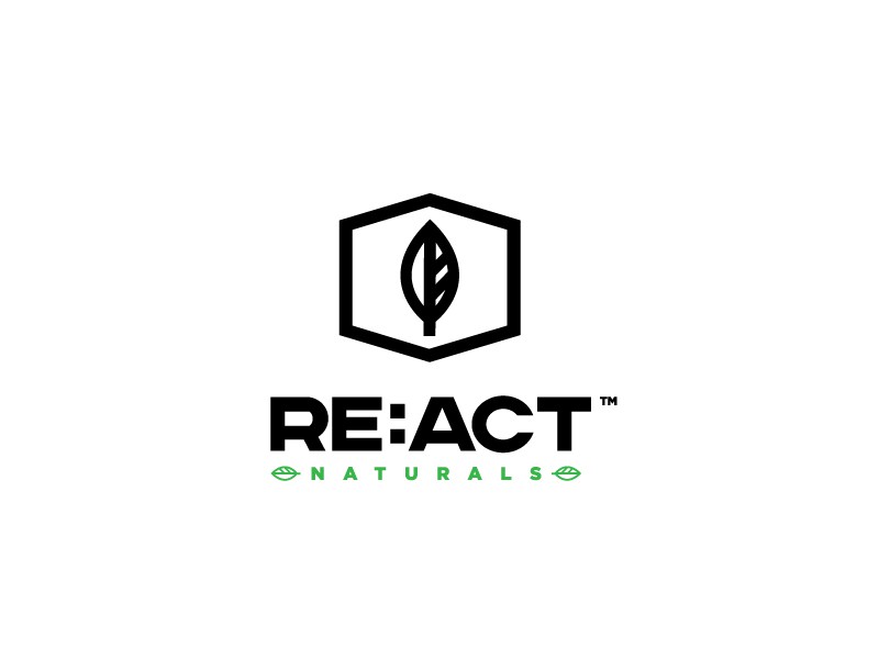 Create the next logo for Re:Act Naturals