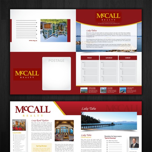 Help McCall Realty with a new brochure design