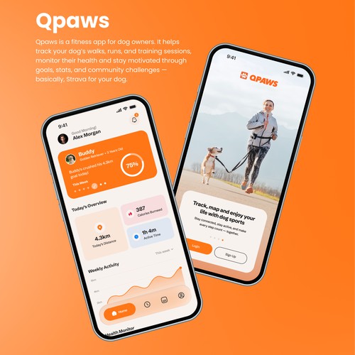 QPaws – Dog Activity & Health Tracking App