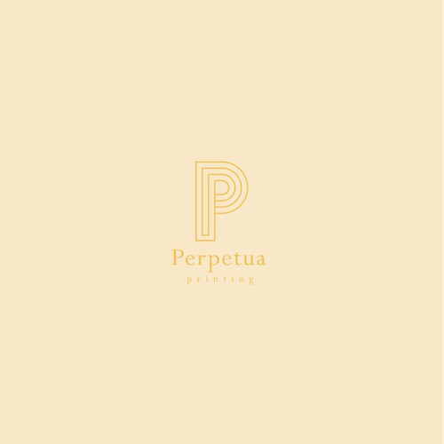 Logo concept for Perpetua printing chalenge