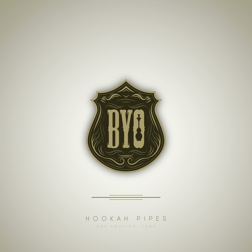Classy logo Concept for BYO Hookah Pipes