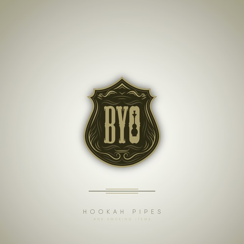 Classy logo Concept for BYO Hookah Pipes
