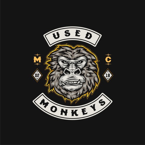 Logo design for motorcycle club in Germany.