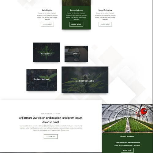 Farmers Landing Page