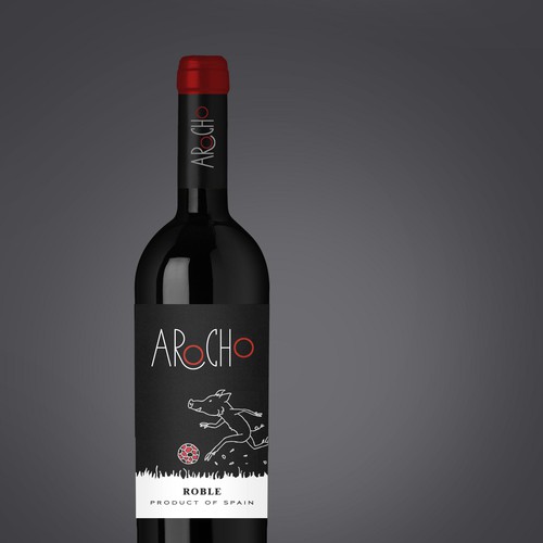 Arocho wine label design