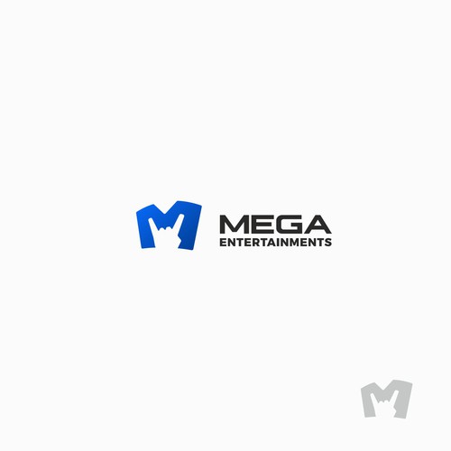 logo concept for Mega Entertainment