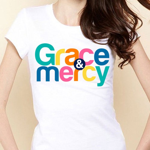 grace & mercy t-shirt design