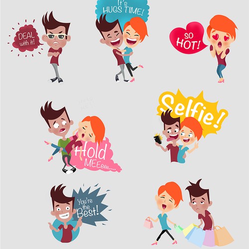 chat app stickers