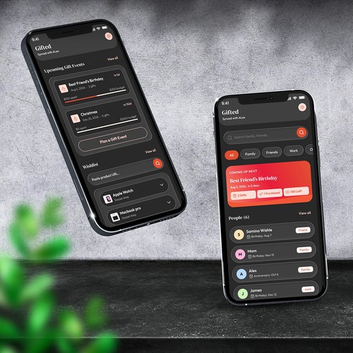 Gifted- Gift planning app