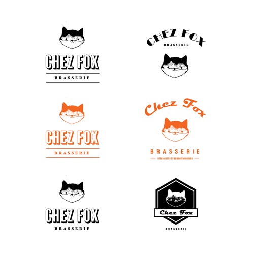Logo concept for a new bar-restaurant in France
