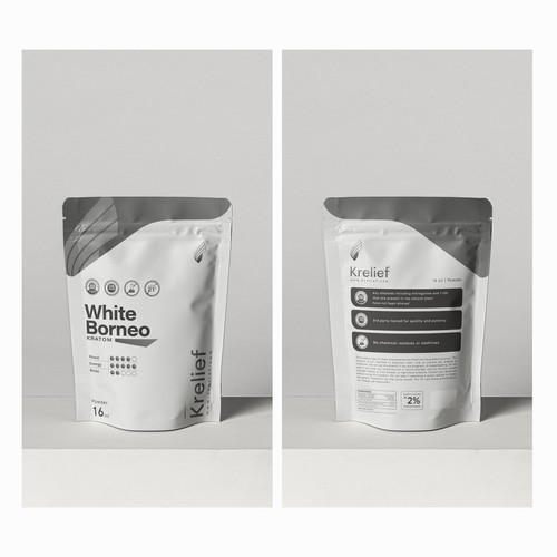 Krelief Kratom Packaging
