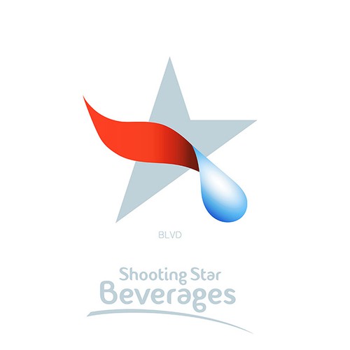 Shoot to a winning logo for Shooting Star Beverages