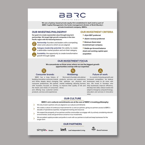 Flayer for BBRC