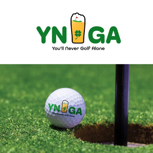 Logo concept for Irish Pub inspired golf club