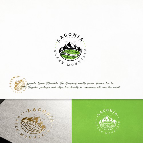 Logo and branding for Laconia