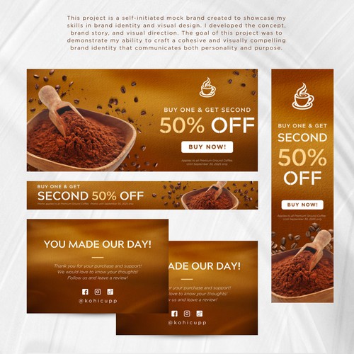 Kohicupp | Web Banners & Brand Assets