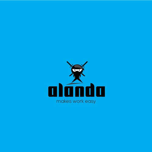 In contest logo for automation super hero "alanda"