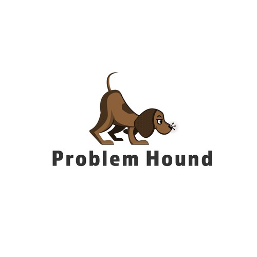 Fun logo for Problem Hound