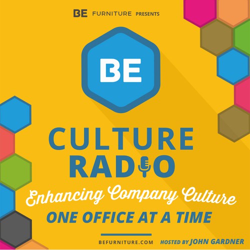 Create Award Winning Podcast Cover for BE Culture Radio