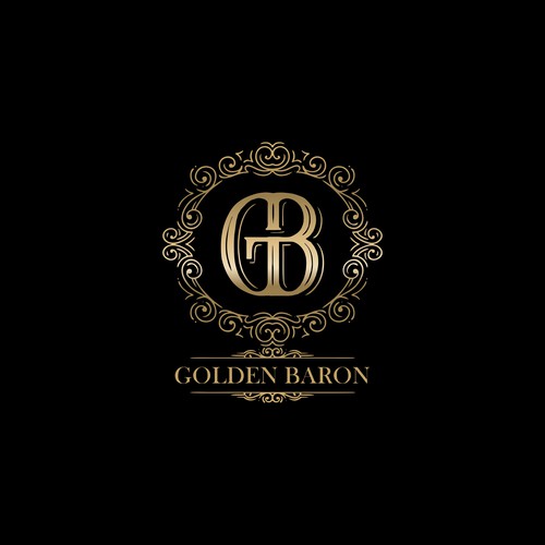 Golden Baron Logo Concept