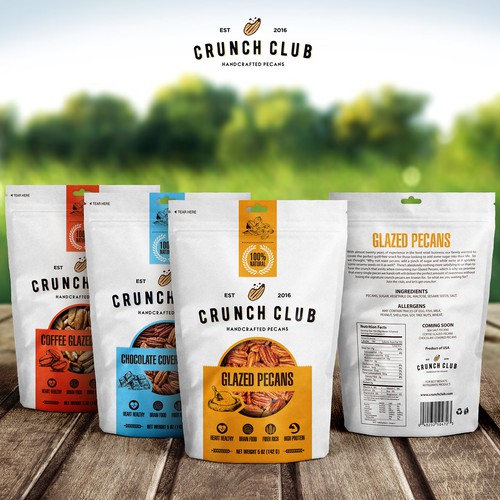 Packaging Design for Gourmet Pecan Company