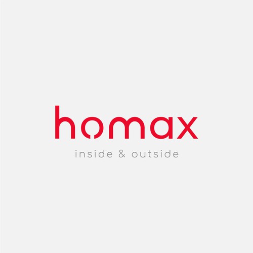 Homax. Logo for furniture importer