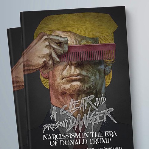 Book cover. Narcissism in the era of Donald Trump.
