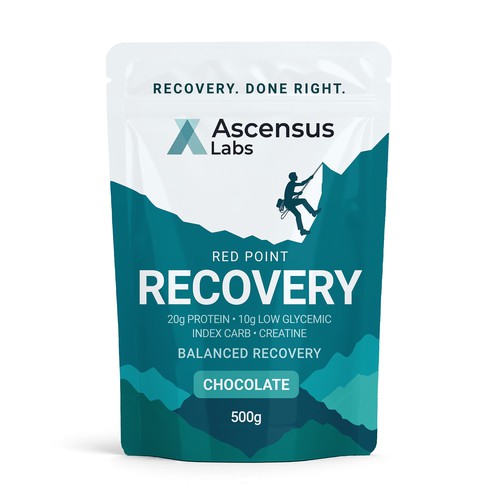 Label design of a nutritional supplement for climbers