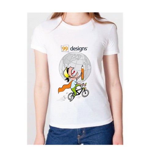 99designs needs a new t-shirt design, with SUPER HUMAN POWERS !!