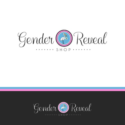 Gender Reveal Shop Logo