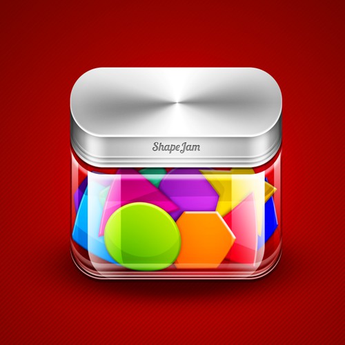 Transparent ShapeJam App icon